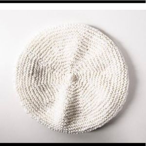 Patricia Underwood Cream Knit Hat